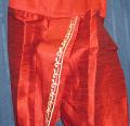 Boy’s Red Dhoti & Beige Gold Kurta Set